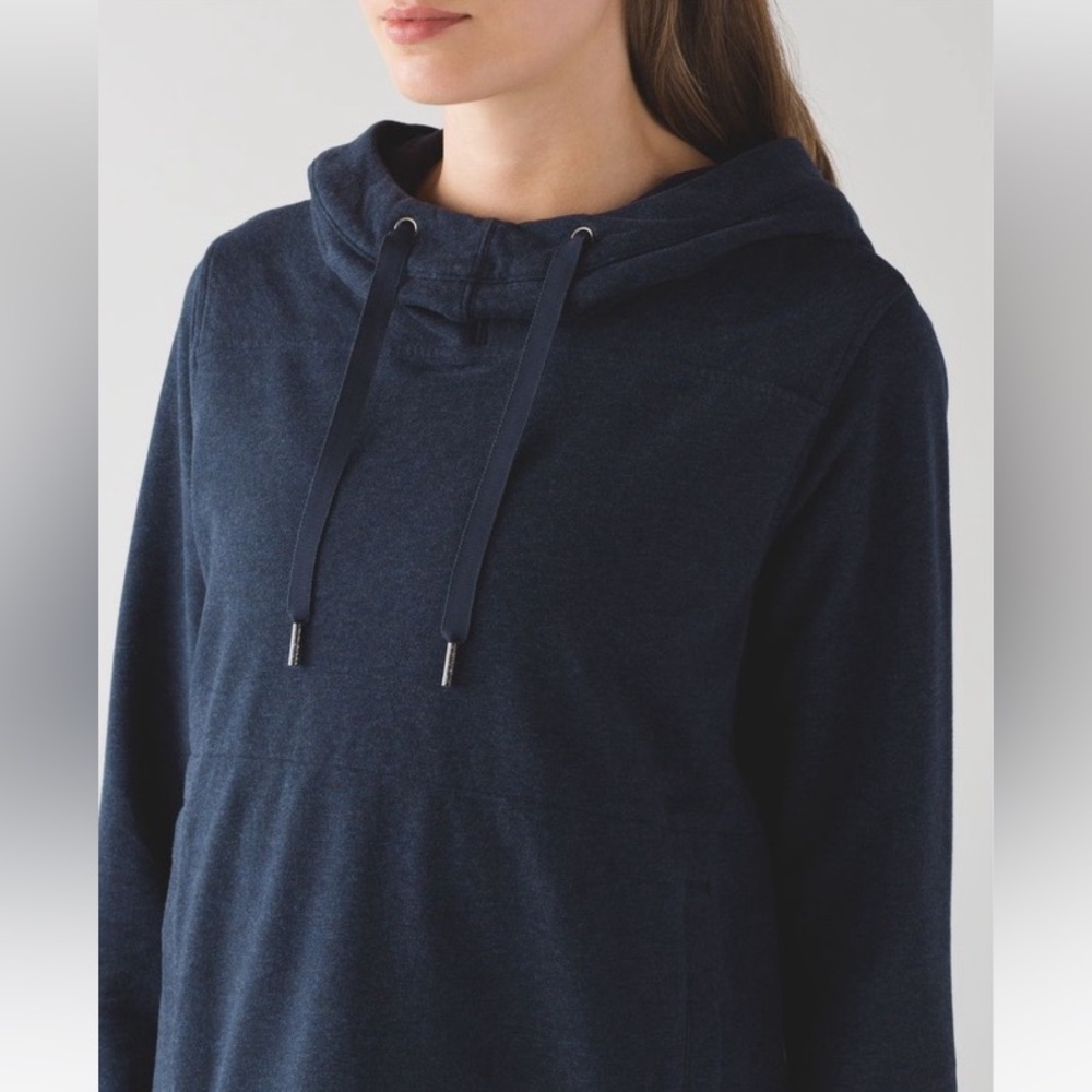 Lululemon Split Pullover | Heathered Naval Blue /… - image 7